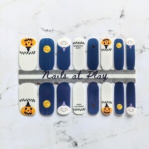 5 for $15 Nail Wraps- Happy Halloween Pumpkin